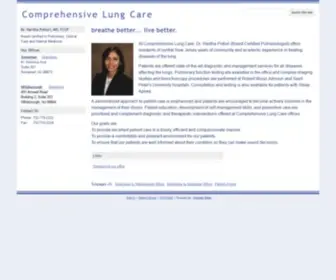 Mylungdoctor.net(Comprehensive Lung Care) Screenshot