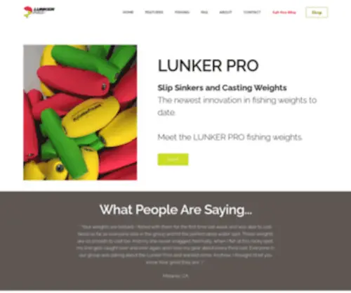 Mylunkerpro.com(The LUNKER PRO) Screenshot