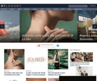 Myluxury.it(News e approfondimenti sul mondo del lusso) Screenshot