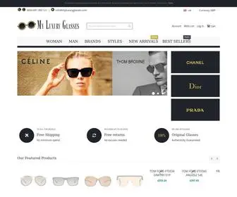 Myluxuryglasses.com(My Luxury Glasses) Screenshot