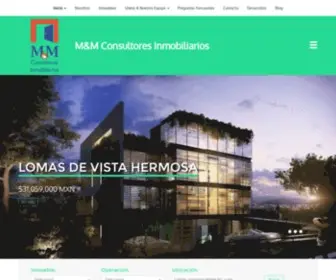 MYM-Inmuebles.com(Bienvenido a M&M Consultores Inmobiliarios) Screenshot