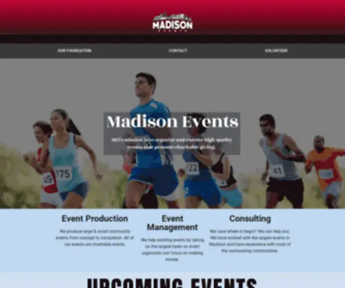 Mymadisonevents.com(There&#039;s more to life than life) Screenshot