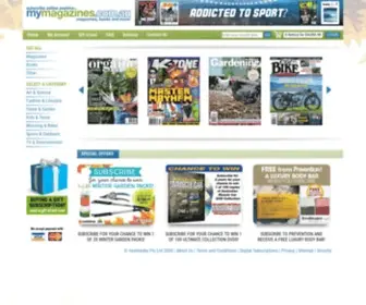 Mymagazines.com.au(Subscribe online and save) Screenshot