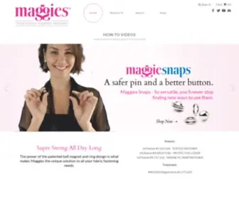 Mymaggies.com(Multipurpose Magnetic Fasteners) Screenshot