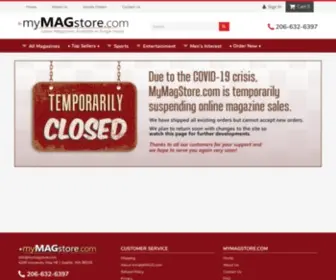 Mymagstore.com(Buy a single copy of the current newsstand issue of over2000 magazines & newspapers online) Screenshot