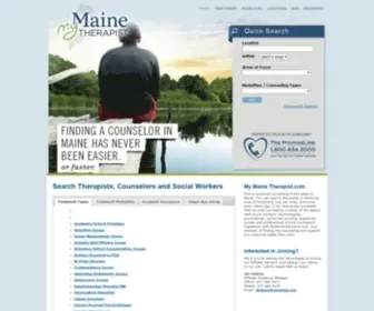 Mymainetherapist.com(Sweetser Affiliate Network) Screenshot