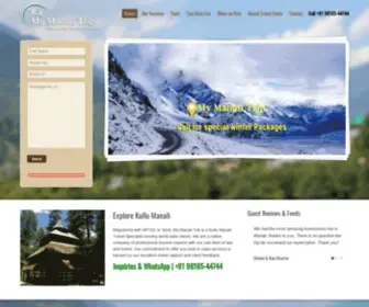 Mymanalitrip.com(My Manali Trip) Screenshot