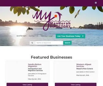 Mymandurah.com.au(Find Business Products and Services in Your Local Mandurah Business Directory at My Mandurah Directory) Screenshot