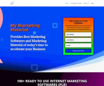 Mymarketingmaterial.com(Mymarketingmaterial) Screenshot