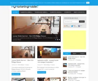 Mymarketingmobile.fr(My Marketing Mobile : Actualité et Stratégies en Innovation Mobile) Screenshot