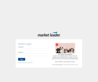 Mymarketleader.com(Log into Administration System) Screenshot