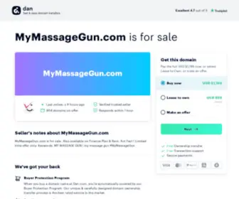 Mymassagegun.com(Create an Ecommerce Website and Sell Online) Screenshot