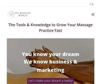 Mymassageworld.com(My Massage World) Screenshot
