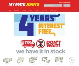 Mymatejohn.co.nz(John's Furniture Warehouse) Screenshot