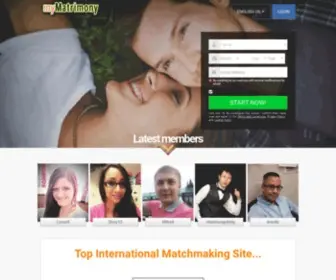 Mymatrimony.com(Number one international matchmaking service on the internet) Screenshot