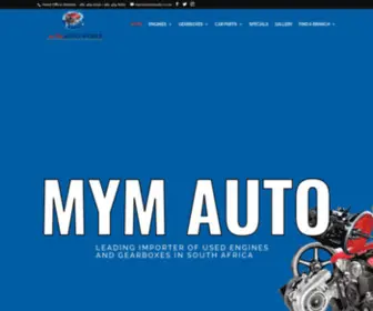 Mymauto.co.za(MYM Autoworld) Screenshot