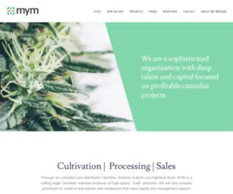 MYM.ca(A Sophisticated Organization with Deep Talent and Capital) Screenshot