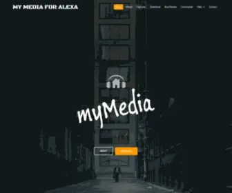 Mymediaalexa.com(My Media for Amazon Alexa) Screenshot
