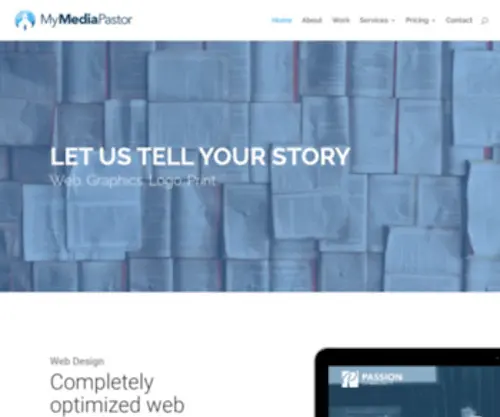 Mymediapastor.com(Custom Church Web and Graphic Design) Screenshot