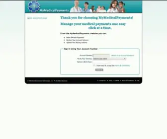 Mymedicalpayments.com(Mymedicalpayments) Screenshot