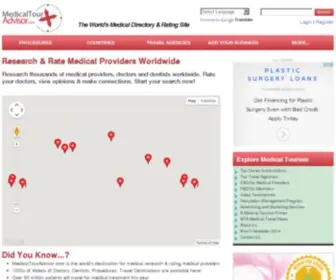 Mymedicaltourguide.com(Opinions, Advice & Contact to 1000s of Medical Providers) Screenshot