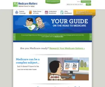 Mymedicarematters.org(A Simple Guide to the New Medicare Part D Prescription Drug Coverage (Part D)) Screenshot