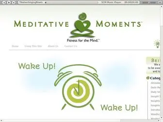 Mymeditativemoments.com(Meditative Moments) Screenshot