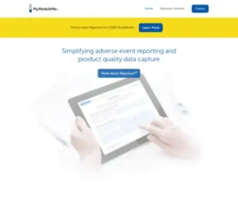 Mymedsandme.com(Pharmacovigilance and Adverse Event Management Software) Screenshot