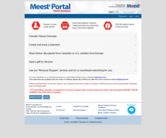 Mymeest.ca(Main Page) Screenshot