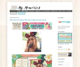 Mymemoriesblog.com(MyMemories Blog) Screenshot