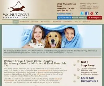 Mymemphisvet.com(Walnut Grove Animal Clinic) Screenshot