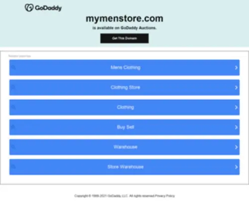 MymenStore.com(MymenStore) Screenshot