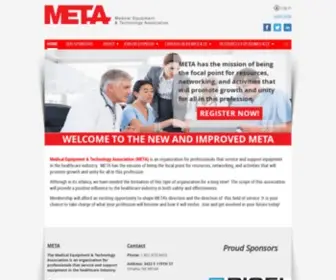 Mymeta.org(The Medical Equipment & Technology Association) Screenshot