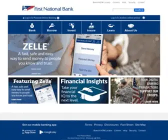 Mymetrobank.com(First National Bank) Screenshot