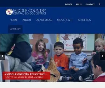 Mymiddlecountryschools.net(Middle Country Central School District Middle Country Central School District) Screenshot