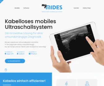 Mymides.com(MyMides kabelloses Ultraschallsonden) Screenshot