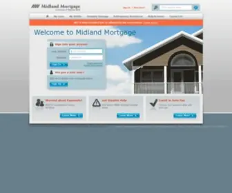 Mymidlandmortgage.com(Midland Mortgage) Screenshot