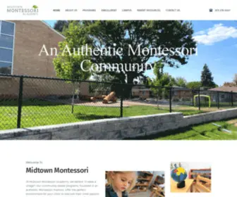 Mymidtownmontessori.com(Midtown Montessori Academy) Screenshot