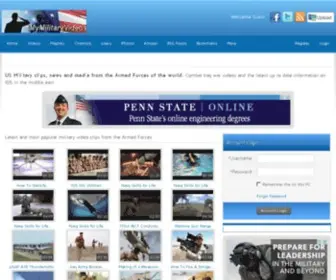 Mymilitaryvids.com(Premium domains add authority to your site. Transparent pricing. 1 year WHOIS privacy inc) Screenshot