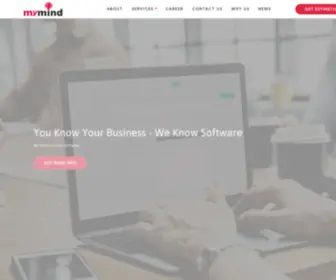 Mymindinfotech.com(Corporate Software) Screenshot