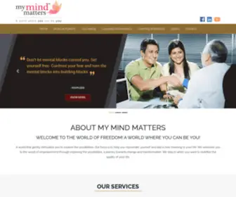 Mymindmatters.in(My Mind Matters) Screenshot