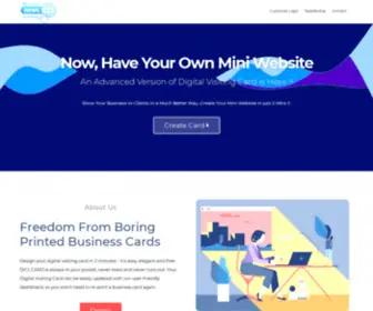 Myminiweb.in(Digital Visiting Card Online) Screenshot