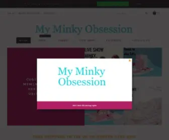 Myminkyobsession.com(My Minky Obsession) Screenshot