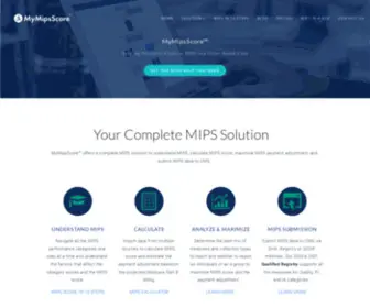 Mymipsscore.com(The Complete MIPS Solution) Screenshot
