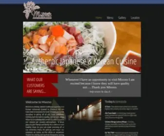 Mymisono.com(Misono Japanese & Korean Cuisine & Sushi Bar) Screenshot