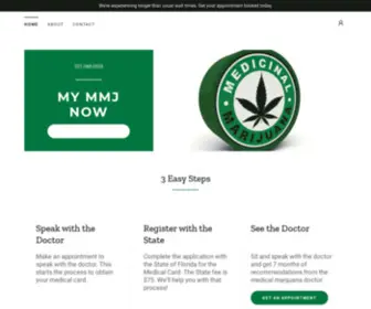 MYMMjnow.com(Medical Marijuana Doctor) Screenshot