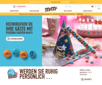 MYMMS.de(M&M’S® Schokolinsen) Screenshot