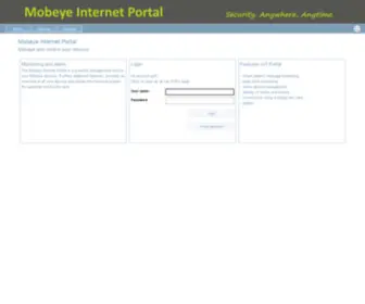 Mymobeye.eu(Mobeye Internet Portal) Screenshot