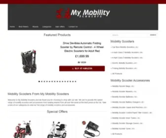 Mymobilityscooters.co.uk(Best Mobility Scooters For Sale Near Me) Screenshot