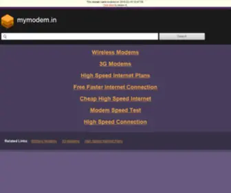 Mymodem.in(Everything For Your 3G Modem) Screenshot